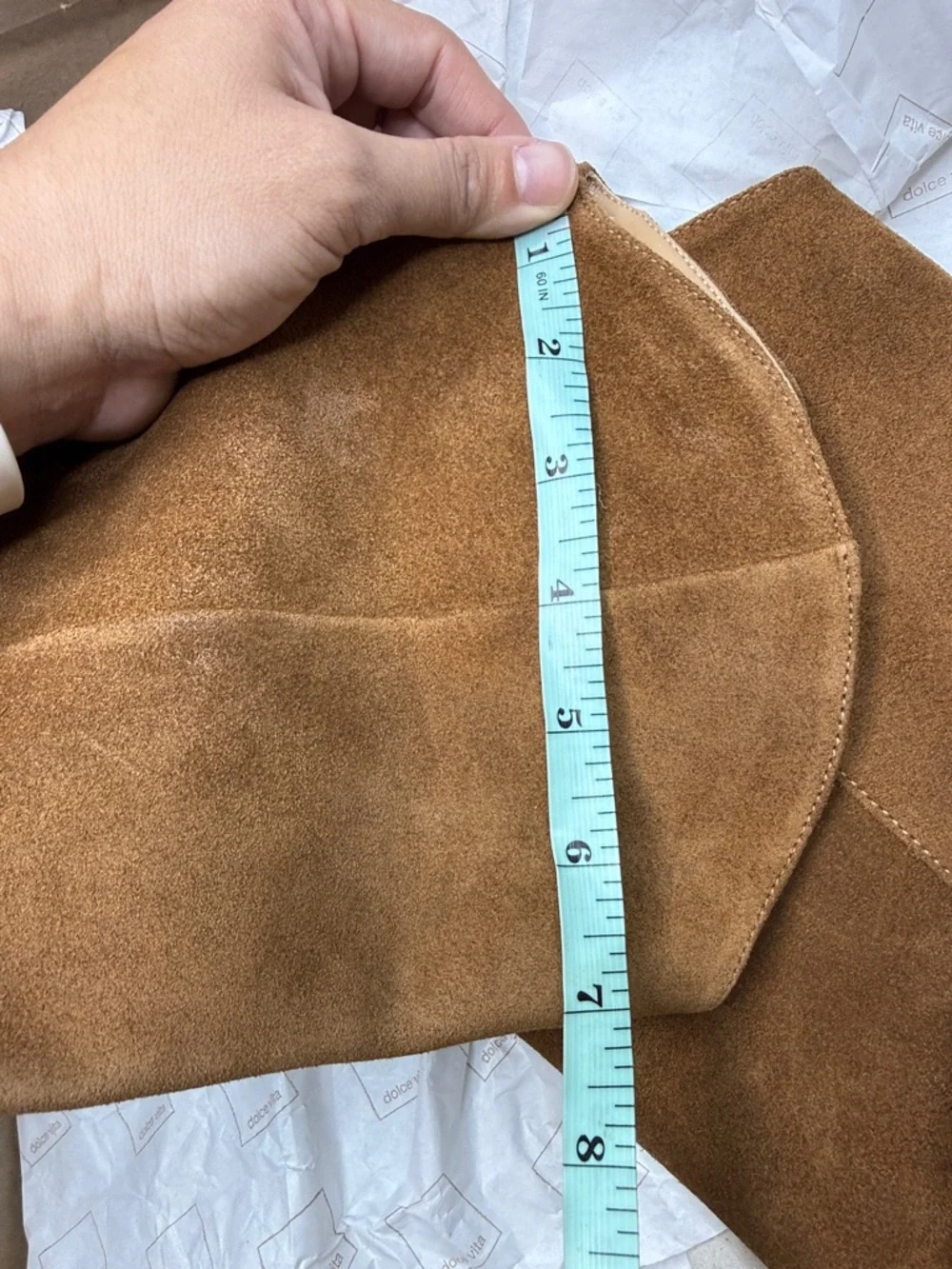Dolce Vita Tyrone Boots Brown Suede- Size 6 - Picture 10 of 11